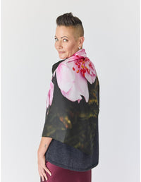 Lindsay Nicholas New York Scarves & Shawls Sakura Blossom Silk Scarf