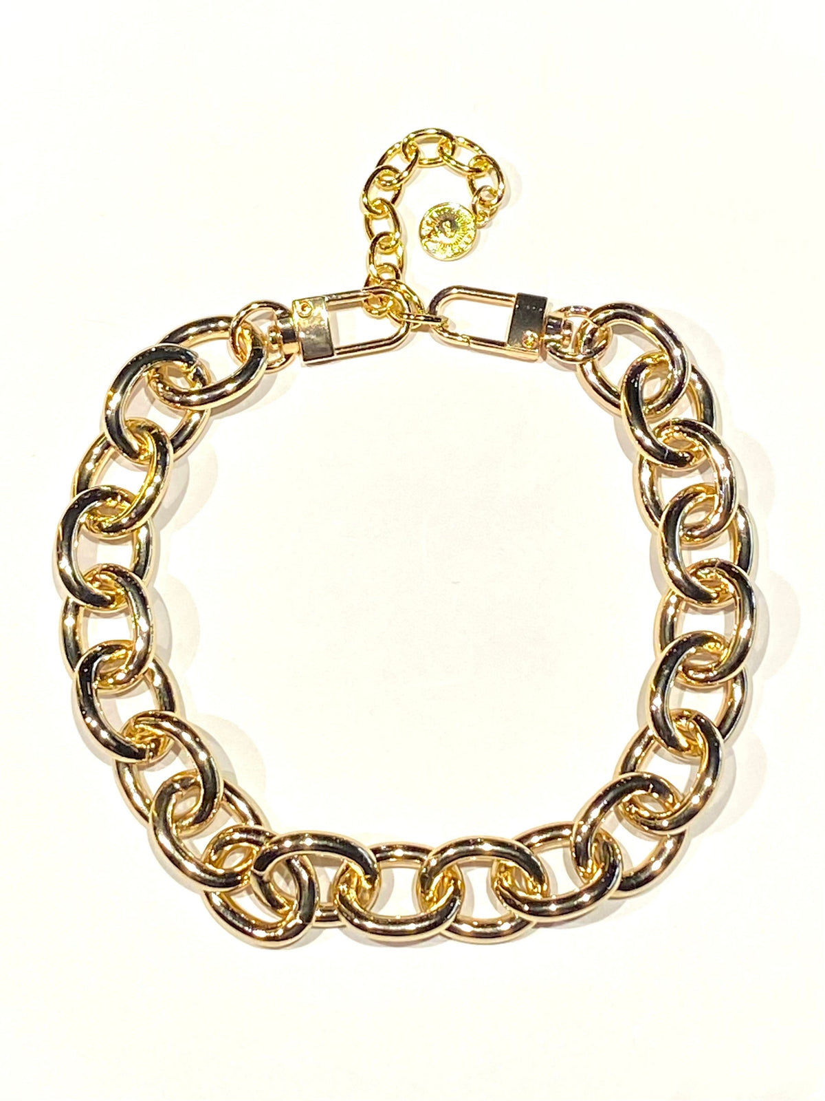 Lindsay Nicholas New York Apparel & Accessories Elsewhere Co Chunky Chain Choker Necklace With Extender