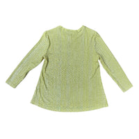 Lindsay Nicholas New York TOP Laura Crewneck in Sunflower Shimmer