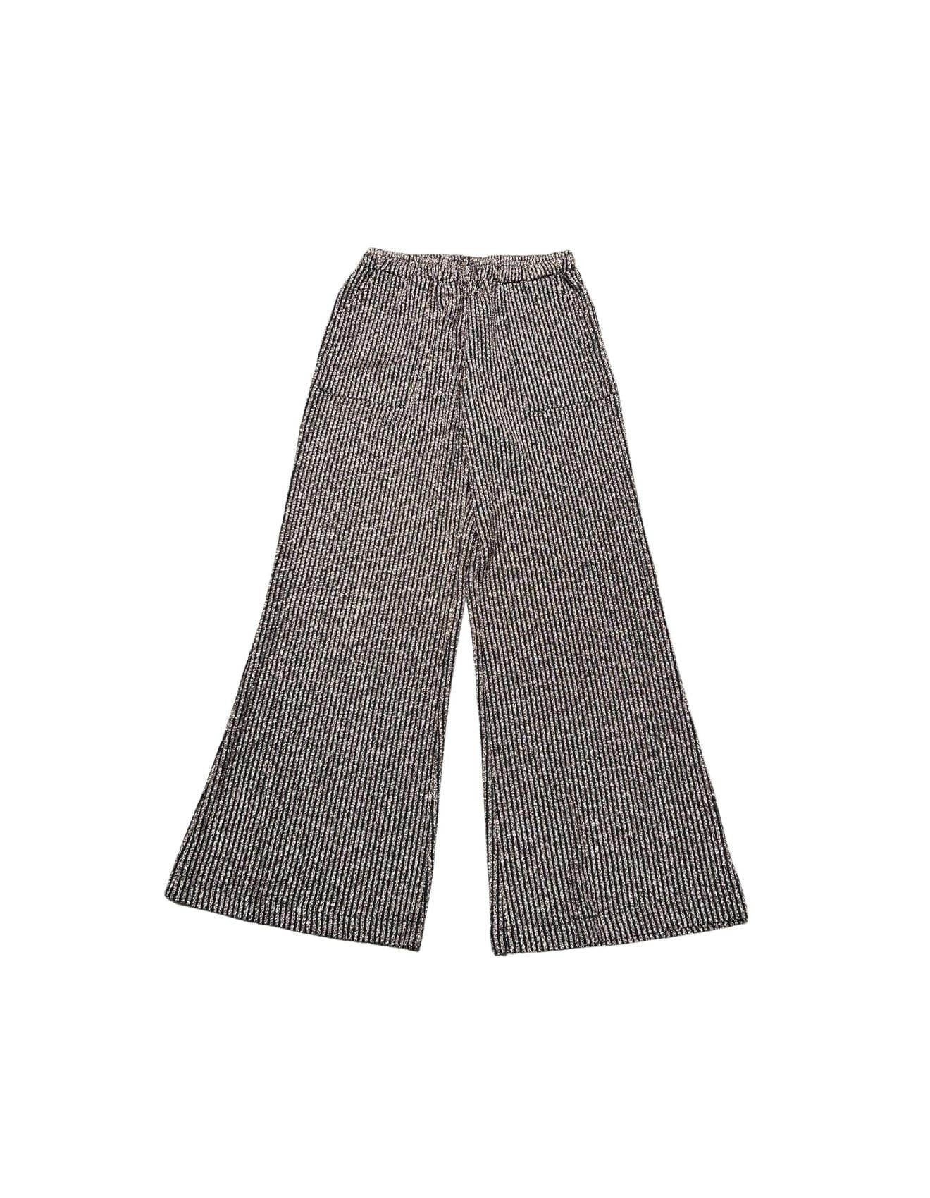 Lindsay Nicholas New York Pants Disco Glitter Pants in Bronze