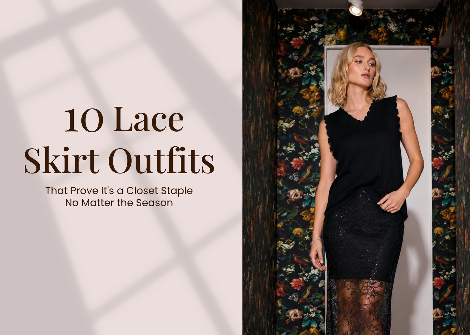 Lace Skirt Outfit Ideas for Every Season