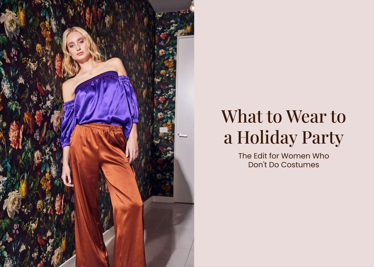 What to Wear to a Holiday Party: The Edit for Women Who Don't Do Costumes