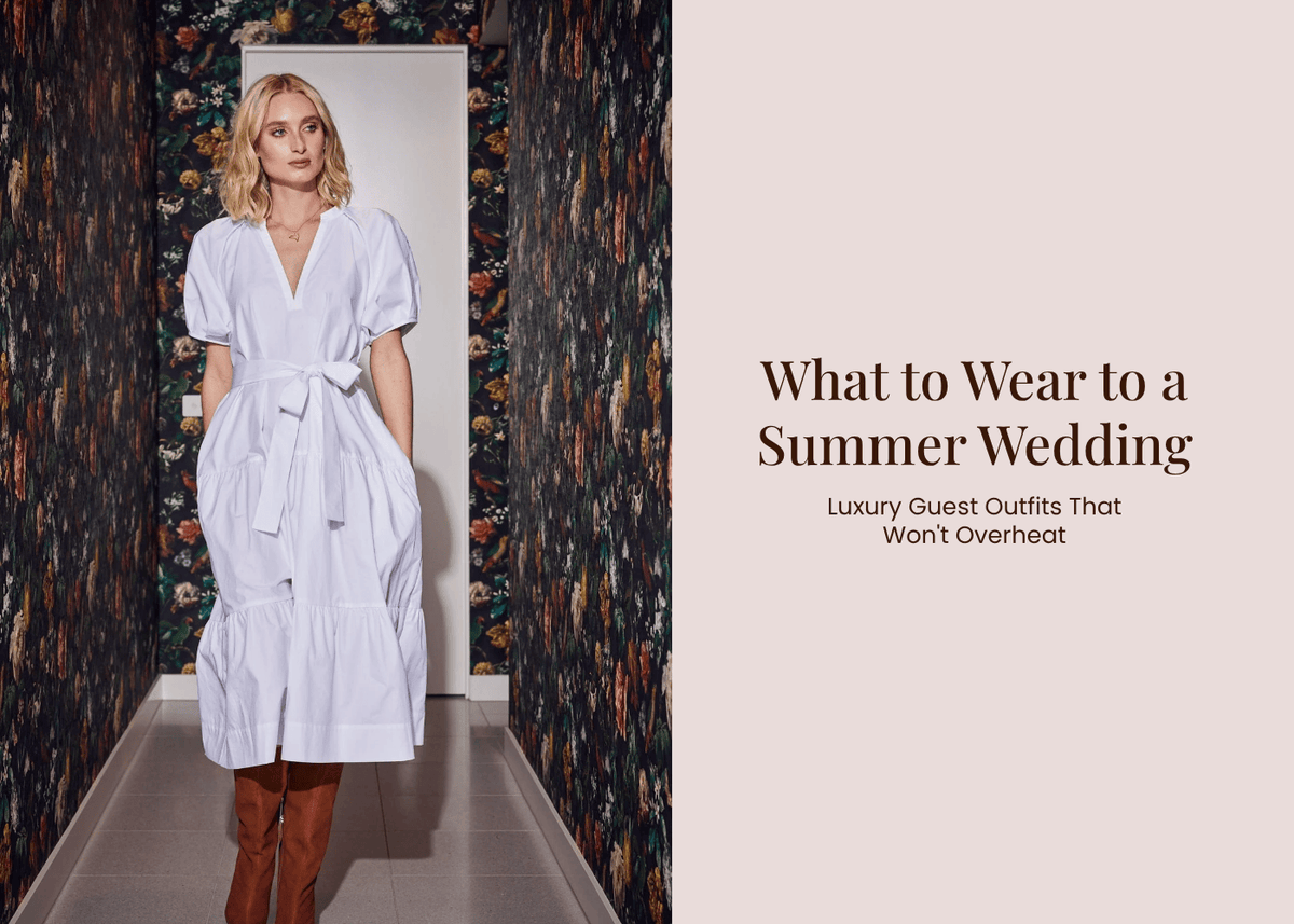What to Wear to a Summer Wedding: Luxury Guest Outfits That Won't Overheat
