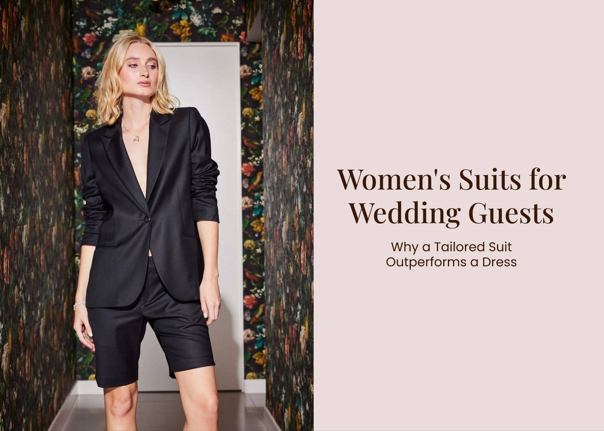 Women's Suits for Wedding Guests: Why a Tailored Suit Outperforms a Dress