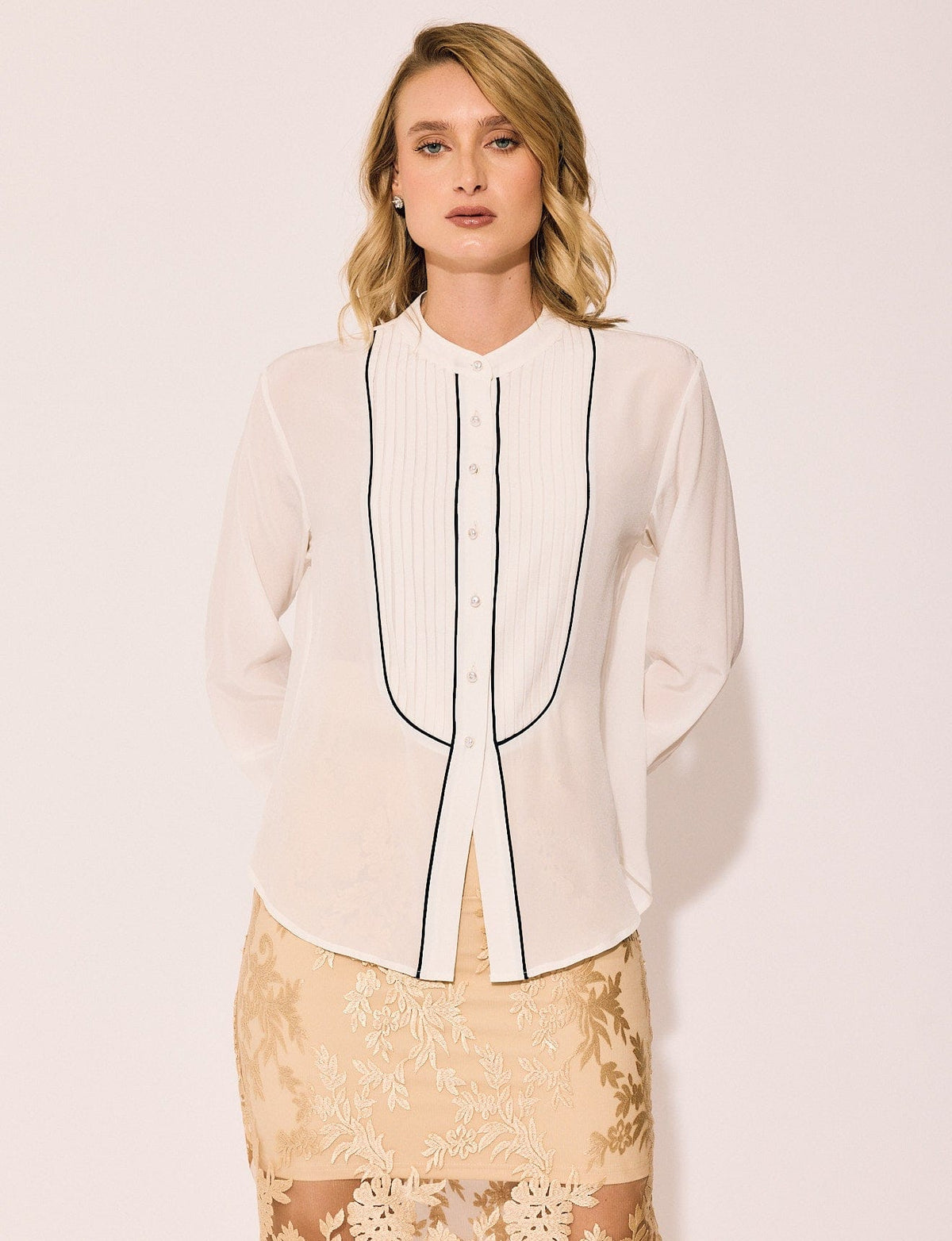 Tuxedo Blouses for Women