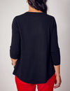 Lindsay Nicholas New York Sweaters Wellesley Sweater in Black