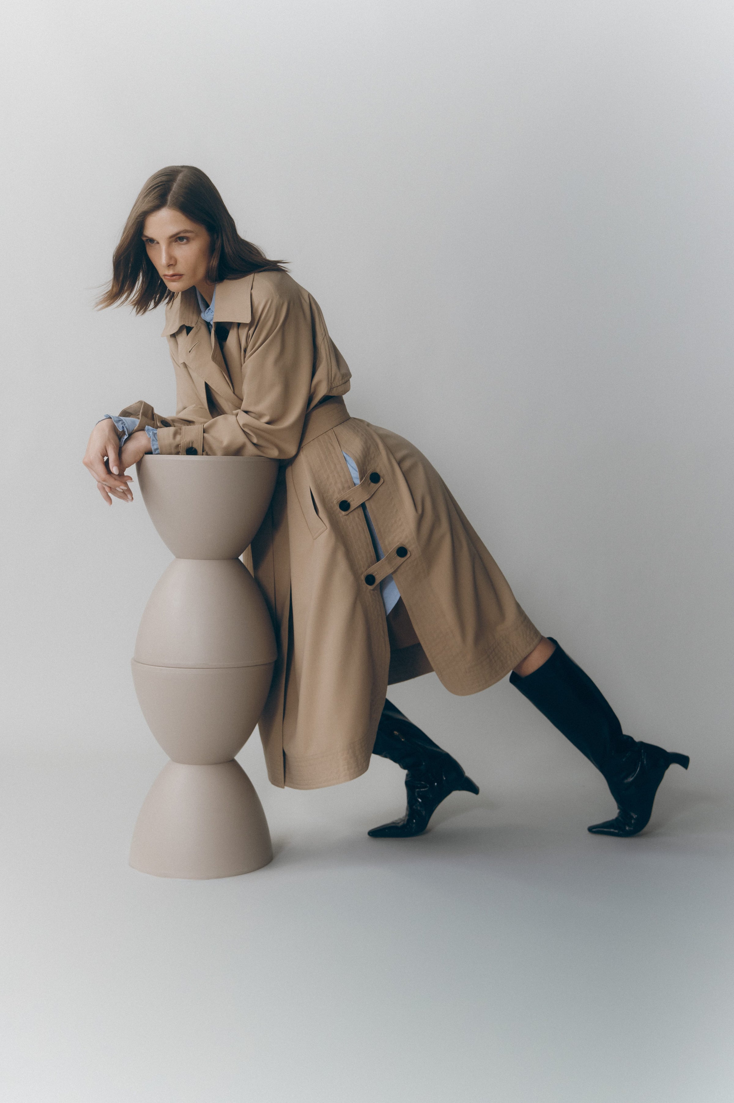 Lindsay Nicholas New York JACKETS Newbury Trench