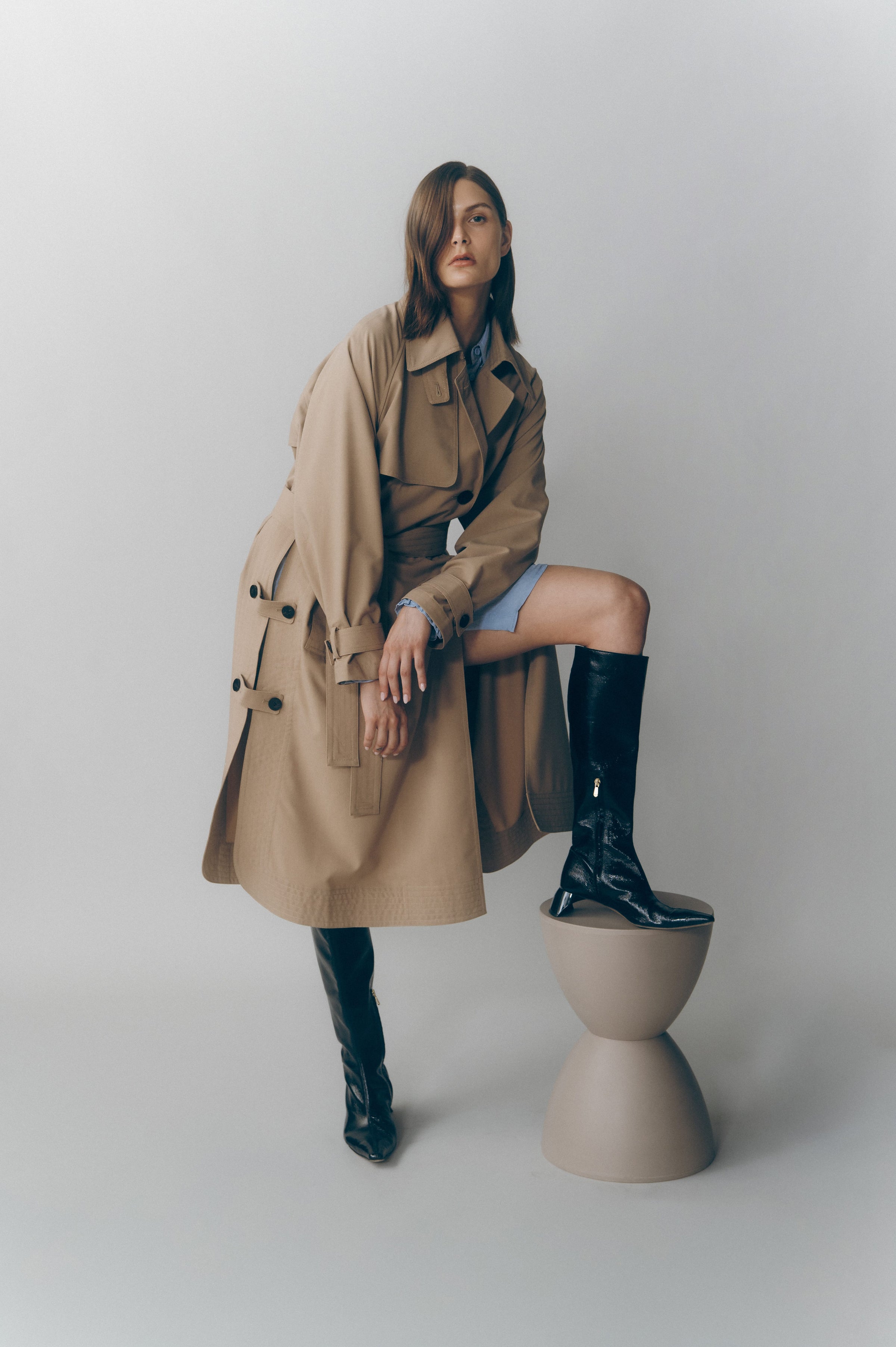 Lindsay Nicholas New York JACKETS Newbury Trench