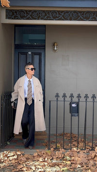 Lindsay Nicholas New York COAT Broadway Coat in Ecru