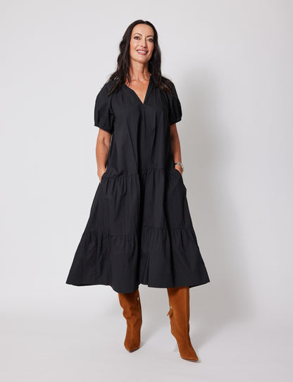 Joan Maxi Dress in Black