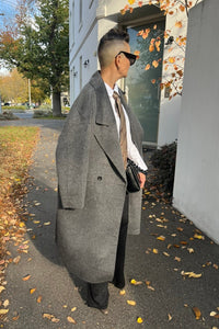 Lindsay Nicholas New York COAT Broadway Coat in Grey