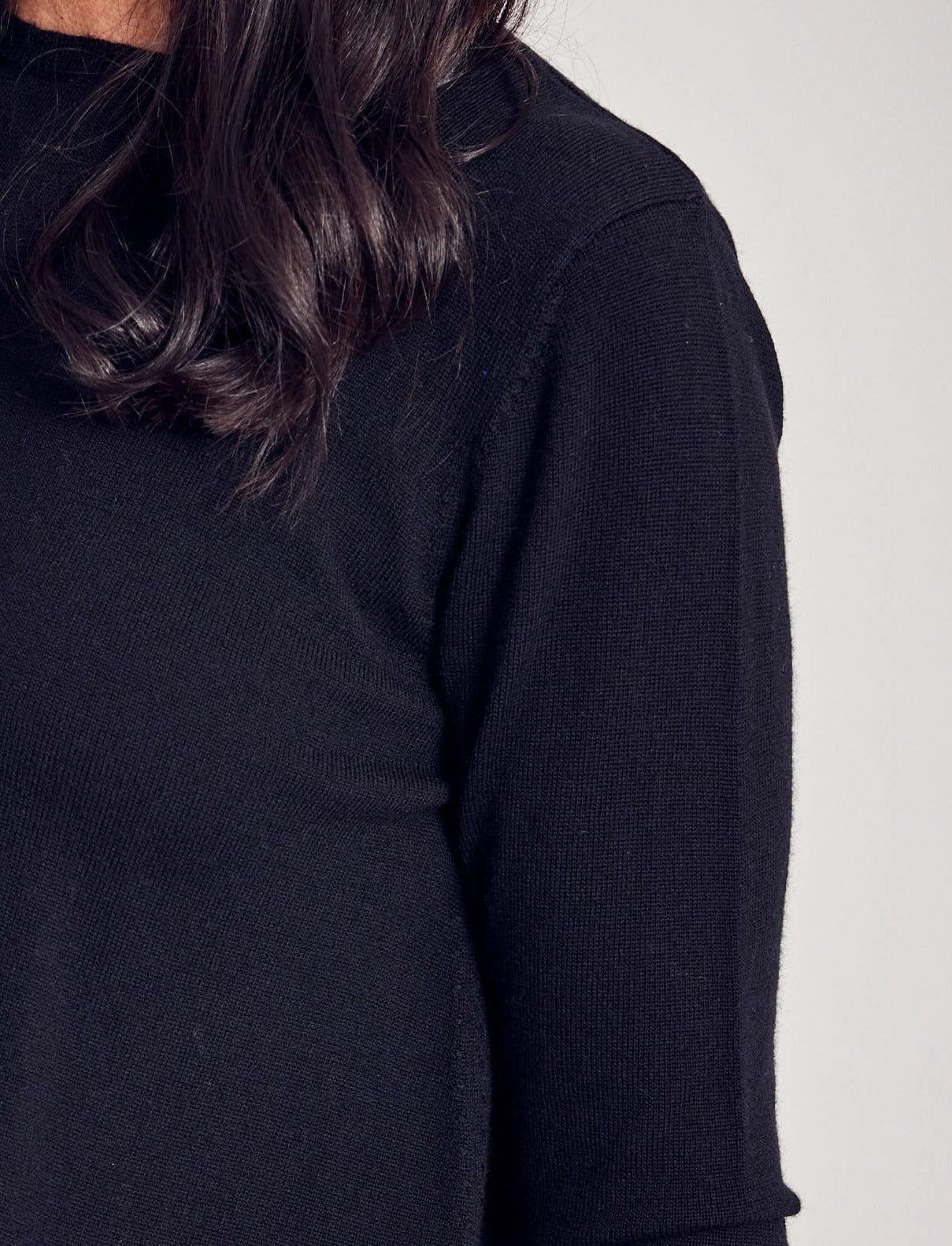 Lindsay Nicholas New York Sweaters Wellesley Sweater in Black