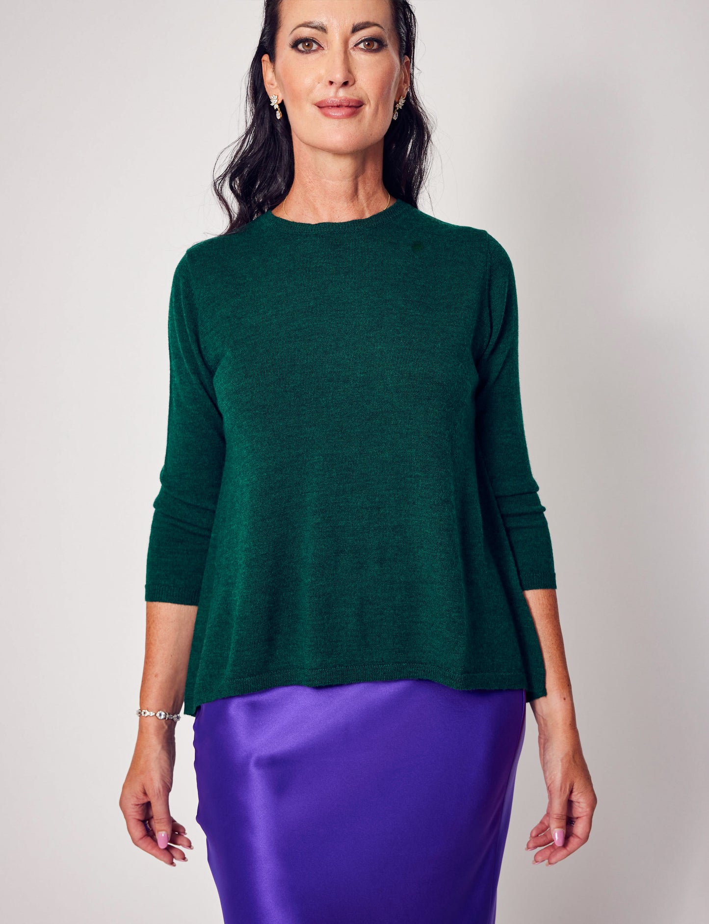 Wellesley Sweater in Emerald