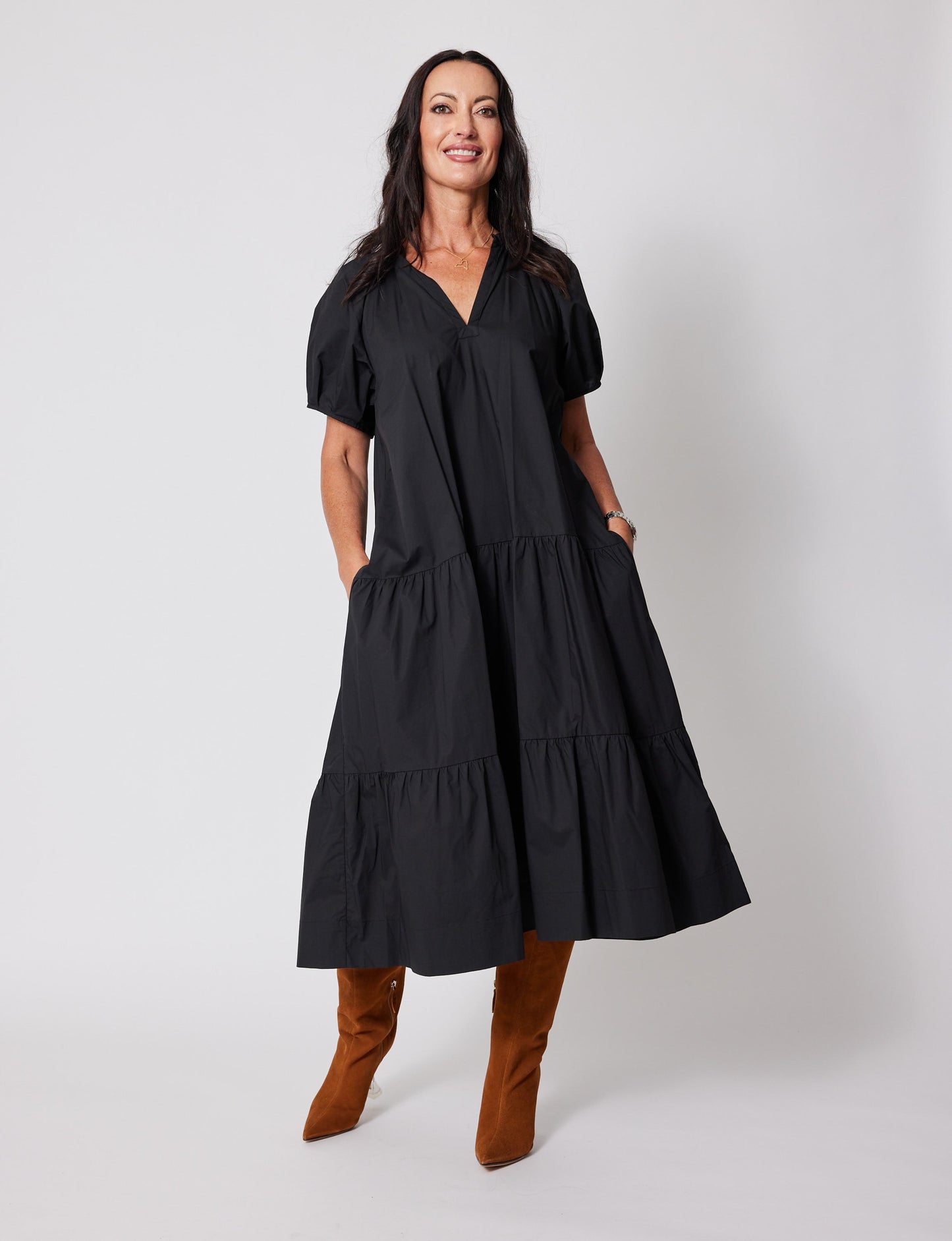 Joan Maxi Dress in Black