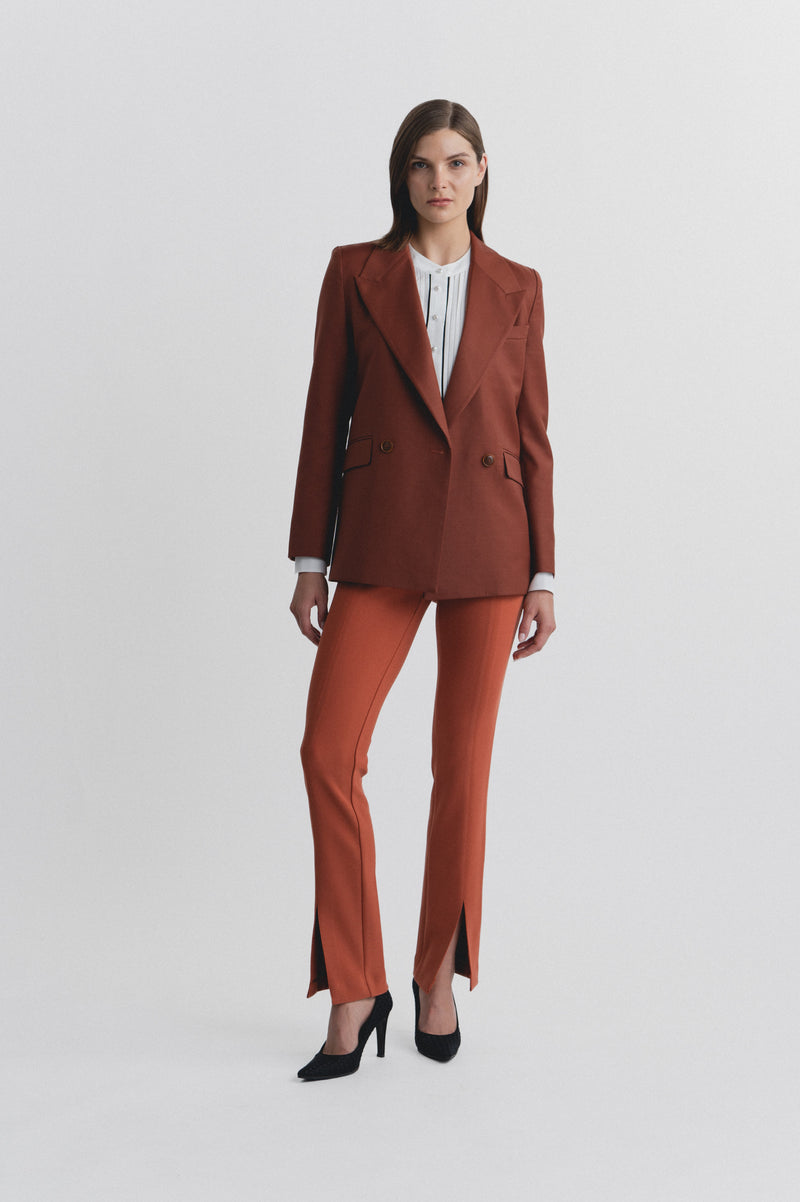 Lindsay Nicholas New York Pants Ally Pant in Toffee
