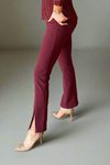 Lindsay Nicholas New York Ally Pant in Wine