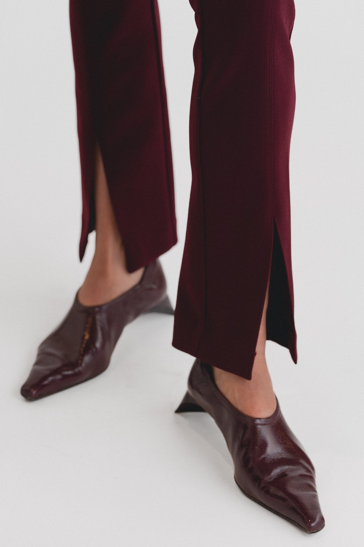 Lindsay Nicholas New York Ally Pant in Wine