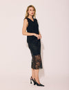 Lindsay Nicholas New York SKIRTS Lace Skirt in Black