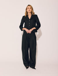 Lindsay Nicholas New York Pant Suits Madison Avenue Trouser in Black