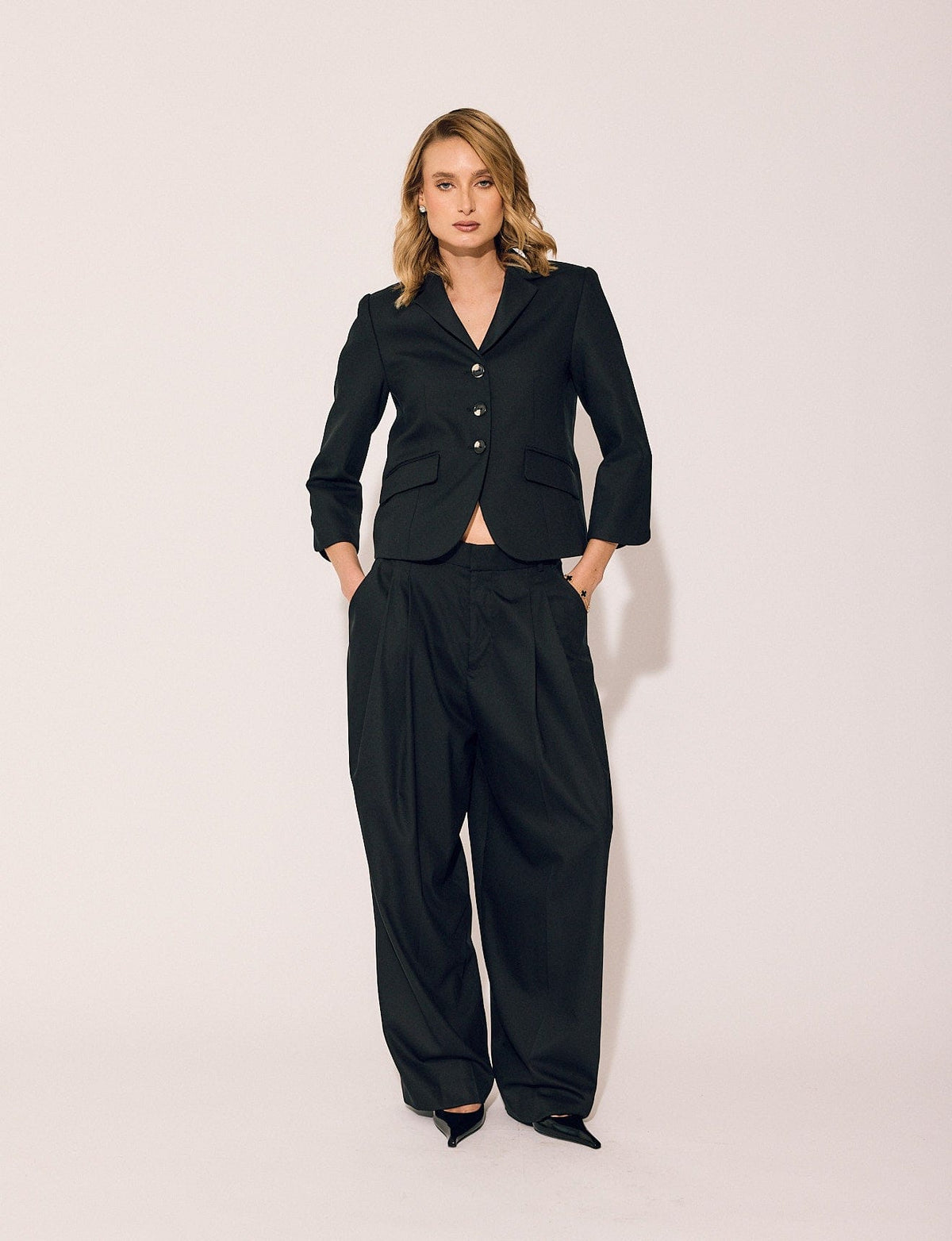 Lindsay Nicholas New York Pant Suits Madison Avenue Trouser in Black