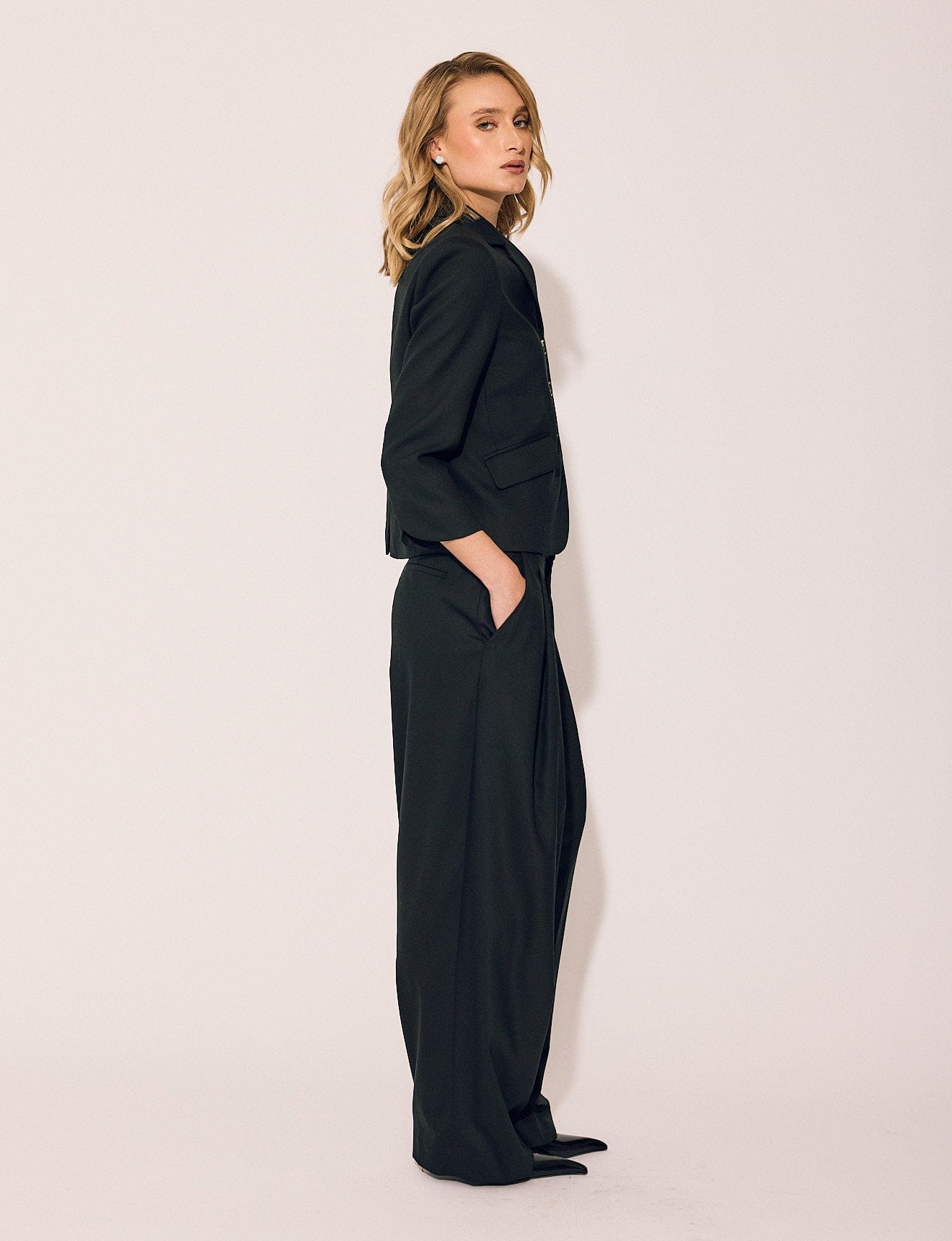 Lindsay Nicholas New York Pant Suits Madison Avenue Trouser in Black