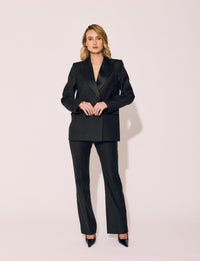 Lindsay Nicholas New York JACKETS Tuxedo Jacket in Black