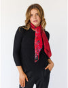Lindsay Nicholas New York Scarves & Shawls Melbourne Scarlet Burst Silk Scarf