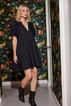 Lindsay Nicholas New York Mini Dress Joan Mini Dress in Black