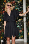 Lindsay Nicholas New York Mini Dress Joan Mini Dress in Black