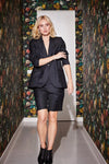 Lindsay Nicholas New York JACKETS Elizabeth Jacket in Black Tropical Weight Wool