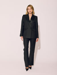 Lindsay Nicholas New York JACKETS Tuxedo Jacket in Black