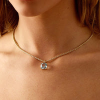 Cove Fine Jewelry Necklace Horizon | Sky Topaz Pendant Necklace