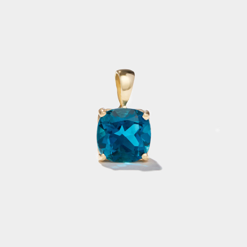 Cove Fine Jewelry Necklace Pendant Only Horizon | Cape Cod | London Blue Topaz