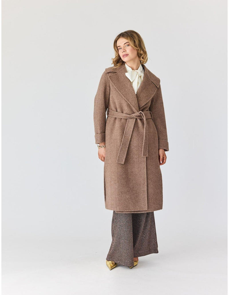 Lindsay Nicholas New York Apparel & Accessories Edwina Coat in Brown
