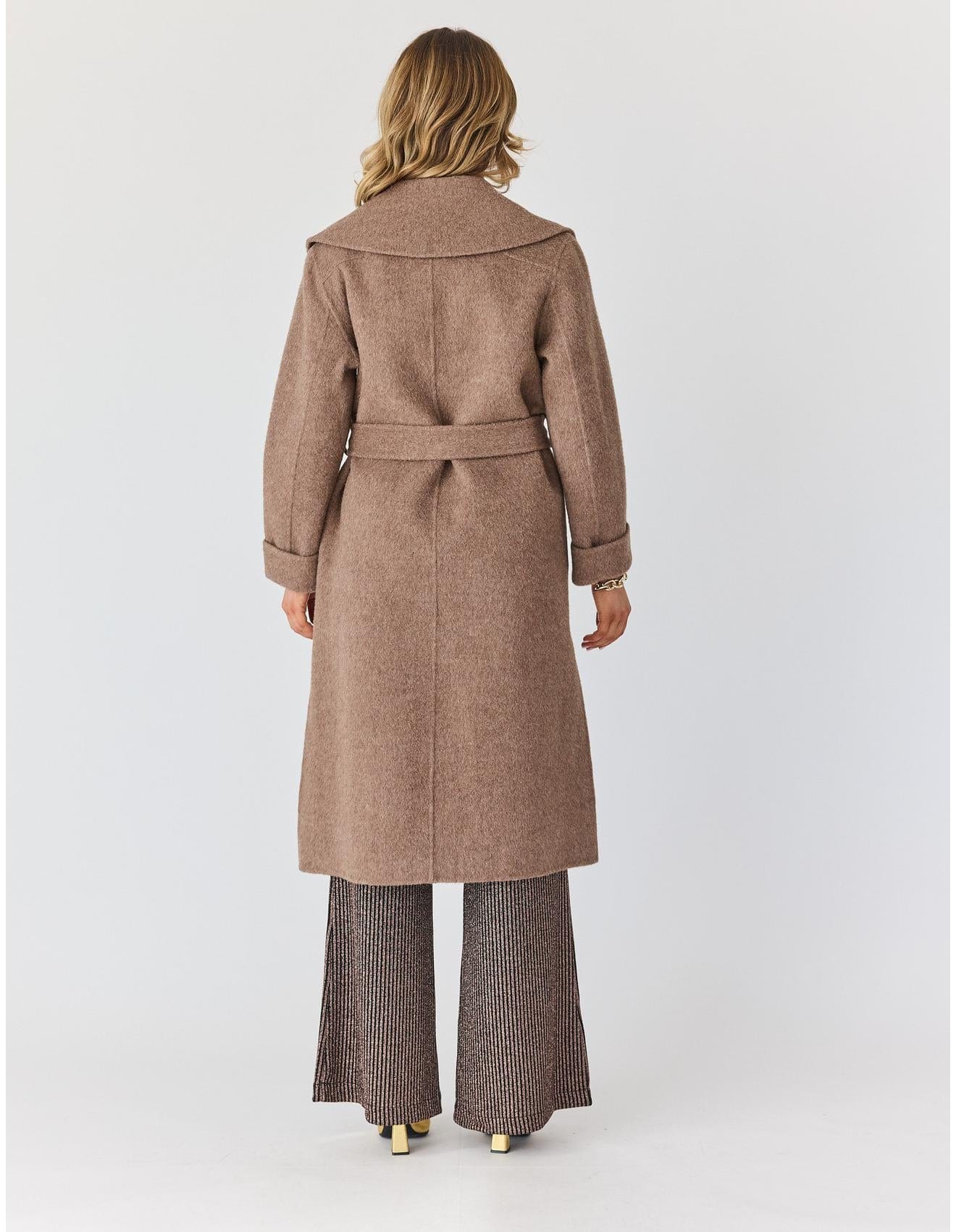 Lindsay Nicholas New York Apparel & Accessories Edwina Coat in Brown