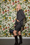 Lindsay Nicholas New York SHORTS Elizabeth Short in Chocolate Prince of Wales Plaid