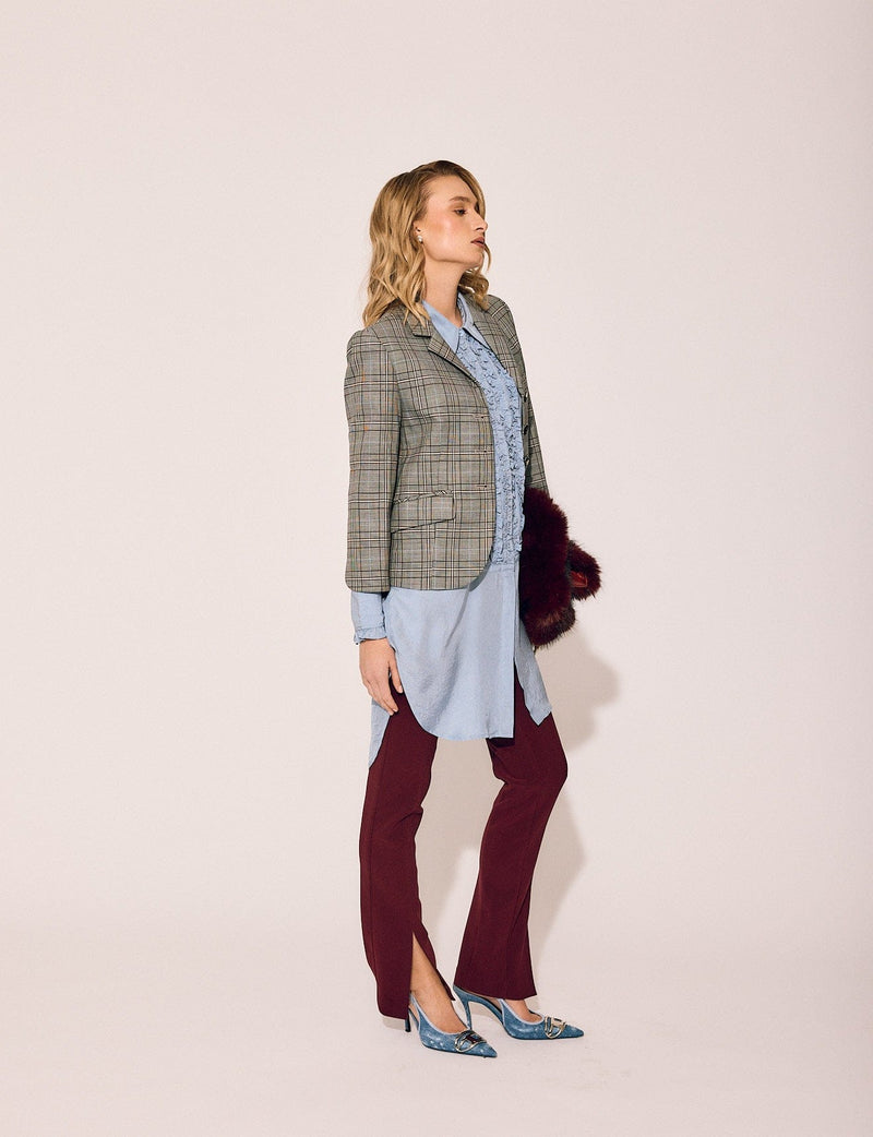 Lindsay Nicholas New York Ally Pant in Wine