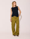 Lindsay Nicholas New York Pants Bleecker Street Pant in Chartreuse