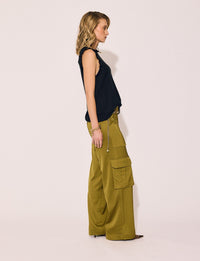 Lindsay Nicholas New York Pants Bleecker Street Pant in Chartreuse