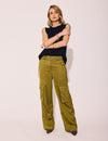 Lindsay Nicholas New York Pants Bleecker Street Pant in Chartreuse