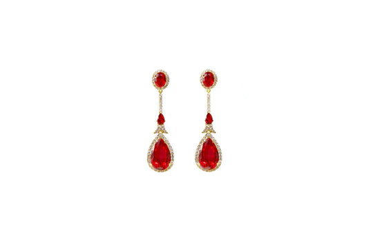 Alexandra Earring in Ruby