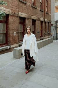 Lindsay Nicholas New York COAT Darlinghurst Coat in Winter White