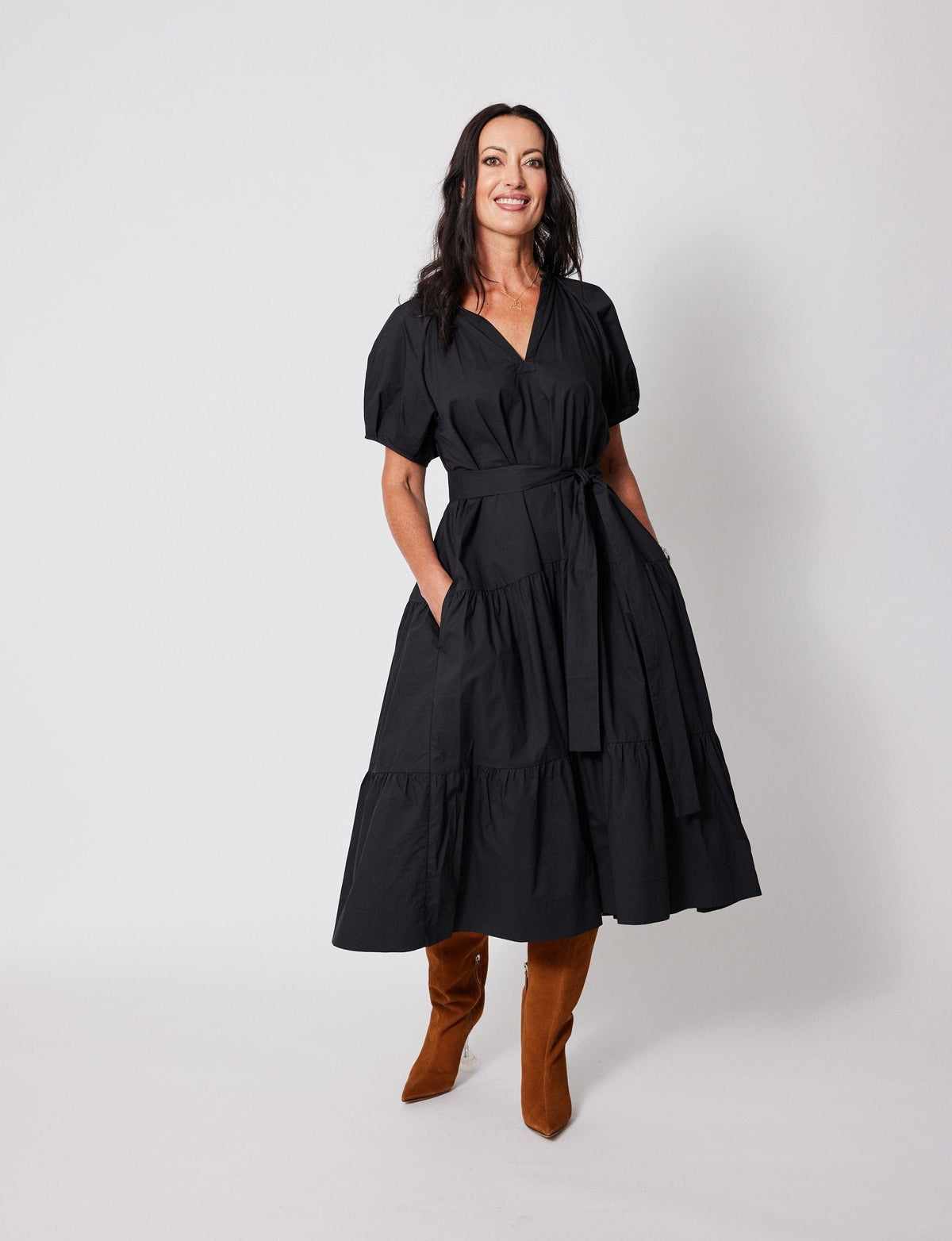 joan vass maxi dress Joan Vass Women Pink Casual Kimono 3/4