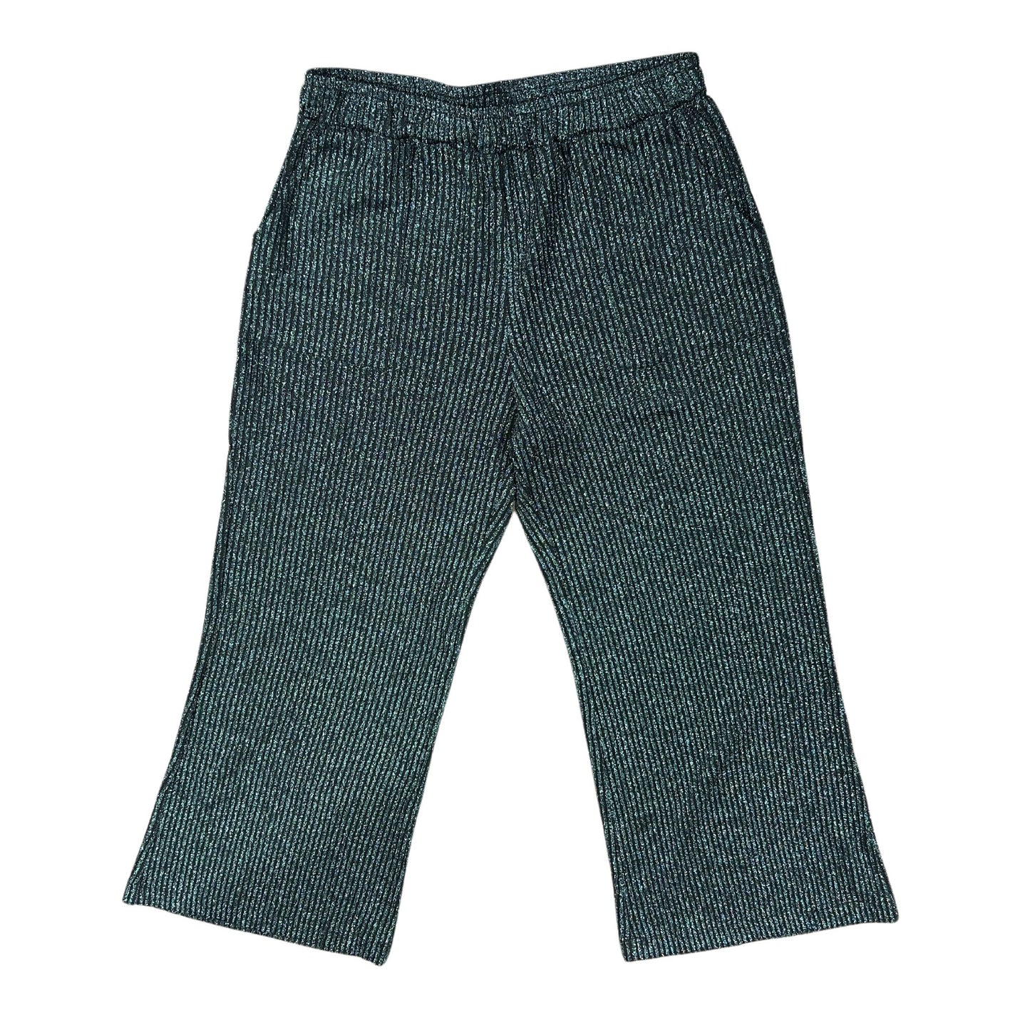 Disco Glitter Pants in Emerald