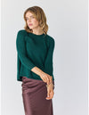 Lindsay Nicholas New York Sweaters Wellesley Sweater in Emerald