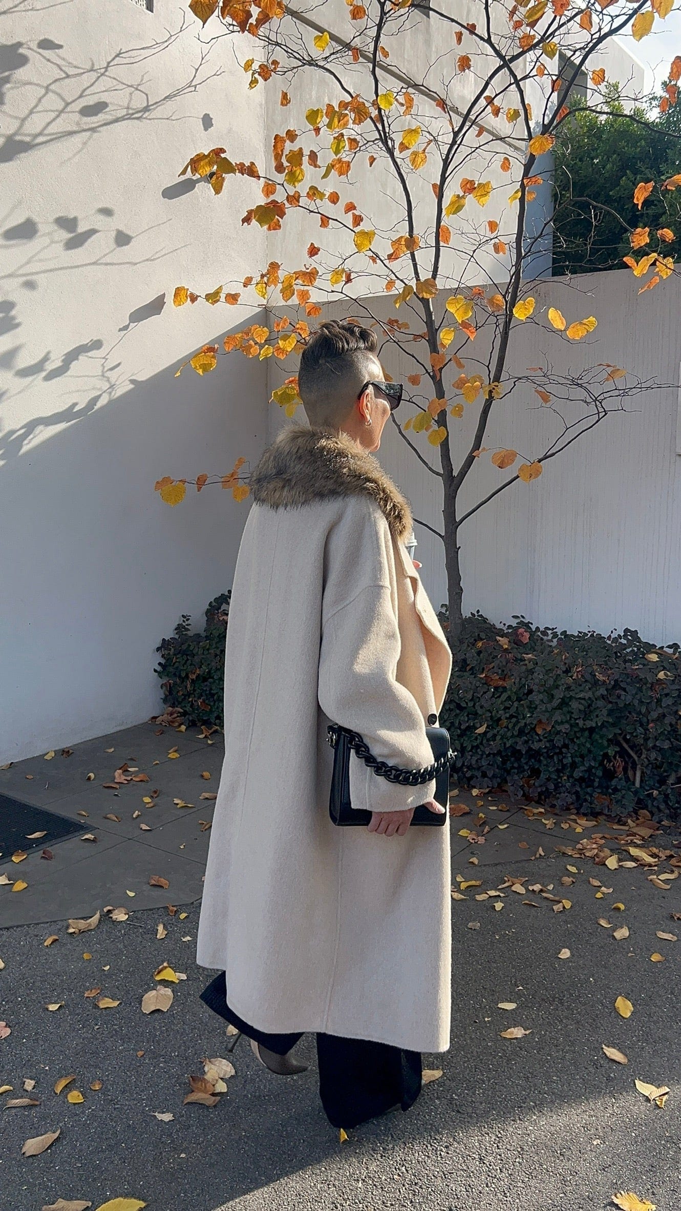 Lindsay Nicholas New York COAT Broadway Coat in Ecru