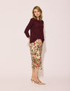 Lindsay Nicholas New York SKIRTS Lace Skirt in Floral