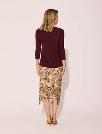 Lindsay Nicholas New York SKIRTS Lace Skirt in Floral