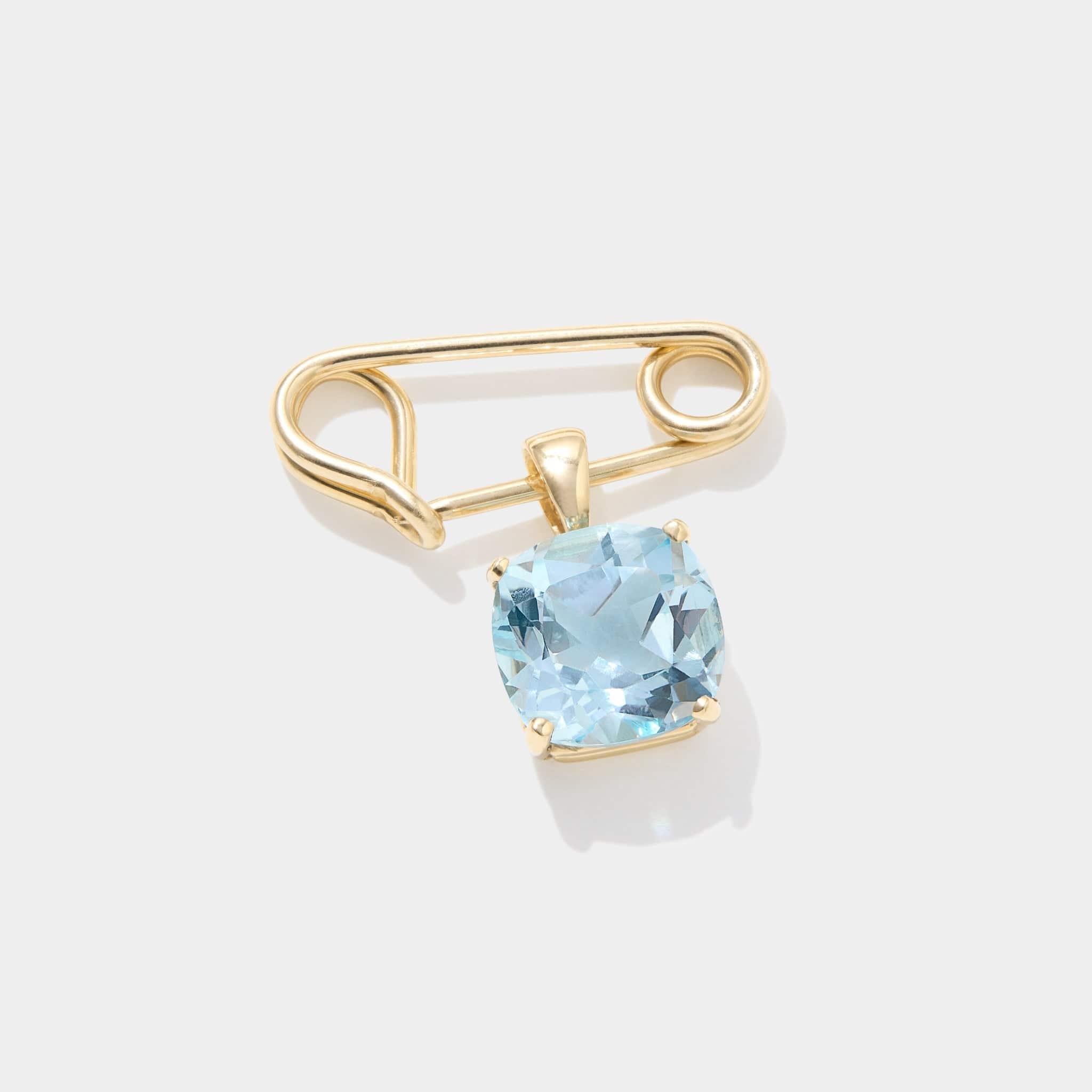 Cove Fine Jewelry Necklace Pendant with Safety Pin - Gold Fill Horizon | Something Blue Pendant