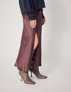 Lindsay Nicholas New York Sweaters Sculptured Sleeve Sweater in Light Grey